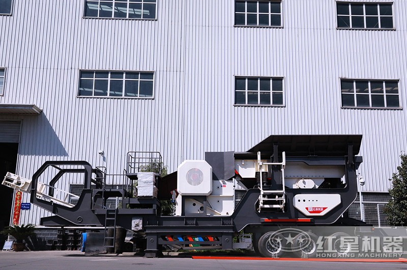 輪胎移動顎式破碎站