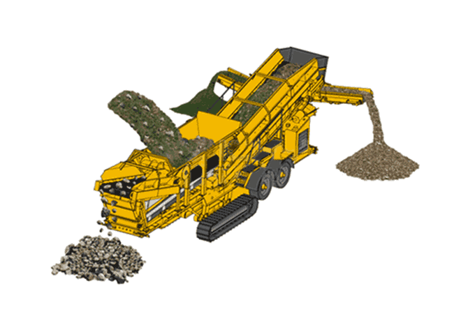 履帶式移動破碎機原理